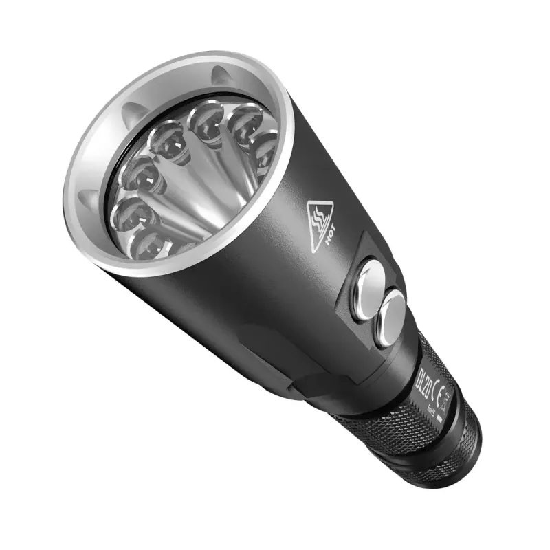 Handtaschenlampe Nitecore DL20 LED 1000 lm, 9 h Akkulaufzeit, schwarz, 135,5 g