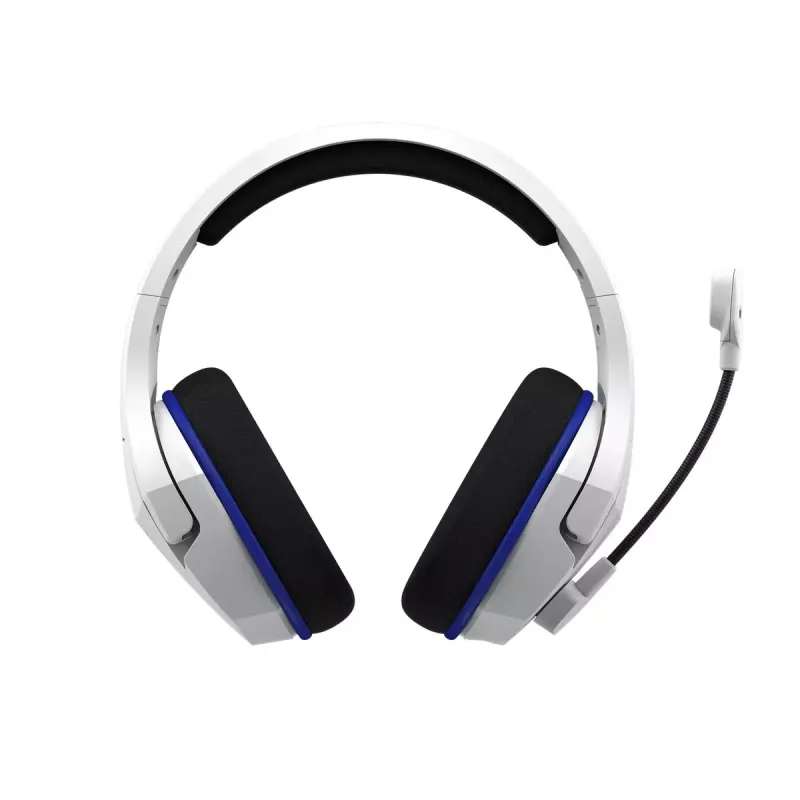 HyperX Cloud Stinger Core – Kabelloses Gaming-Headset (Weiß-Blau) – PS5-PS4