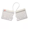 R-Go Tools Ergonomische Tastatur R-Go Split Break mit Pausensoftware, ergonomische geteilte Tastatur, QWERTY (US), Bluetooth, weiß