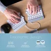 R-Go Tools Ergonomische Tastatur R-Go Split Break mit Pausensoftware, ergonomische geteilte Tastatur, QWERTY (US), Bluetooth, weiß