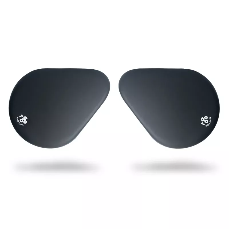 R-Go Tools Armauflage R-Go split, ergonomische Armauflage zweiteilig, verstellbar, symmetrisch, mit Softfoam, schwarz