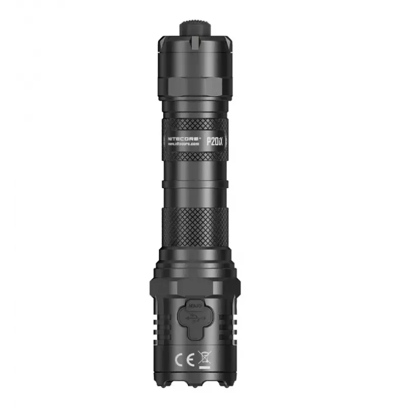 Taktische Taschenlampe Nitecore P20iX Schwarz 4000 lm USB wiederaufladbar