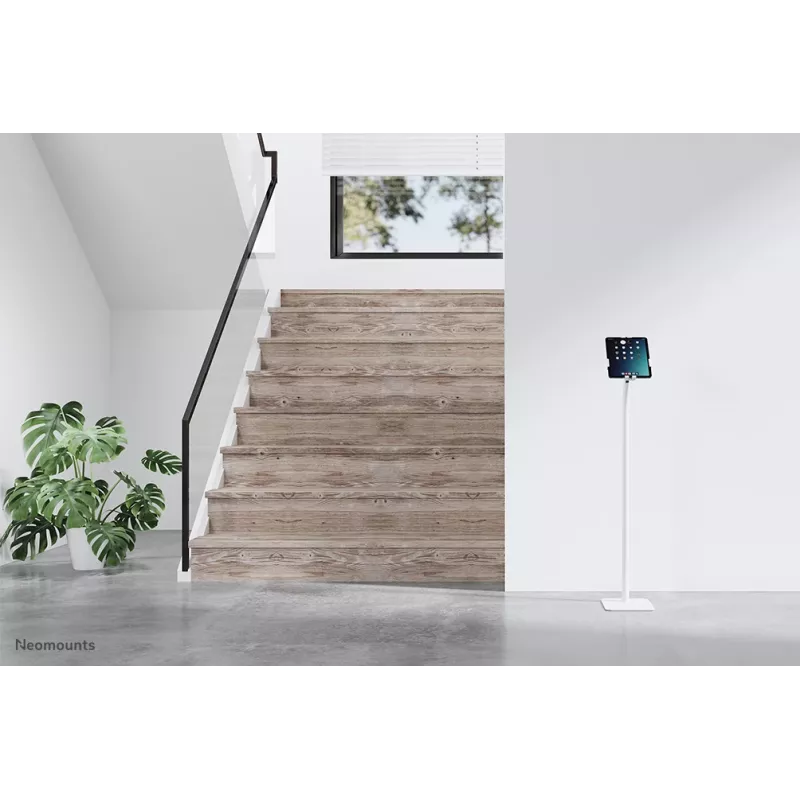 Tablet-Bodenständer Neomounts FL15-625WH1 Weiß Passiver Halter Innenbereich