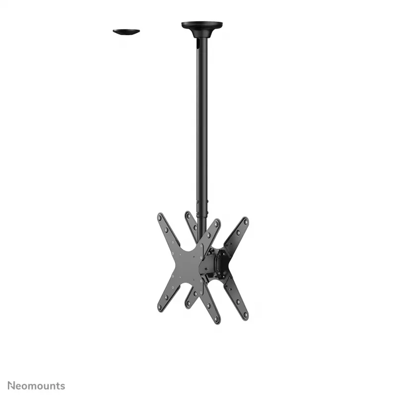 Neomounts FPMA-C340DSchwarz Dual-Monitor-/TV-Deckenhalterung 32-75 Zoll - Höhe 106-156 cm