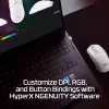 HyperX Pulsefire Haste 2 Mini - Kabellose Gaming-Maus (Weiß)