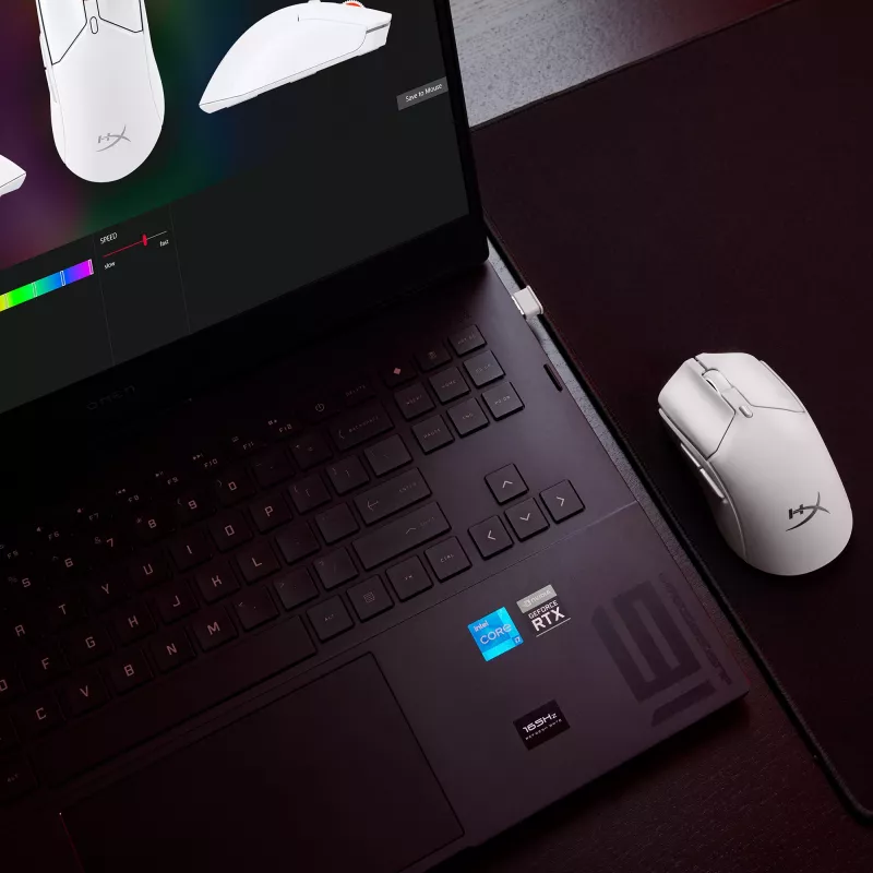 HyperX Pulsefire Haste 2 Mini - Kabellose Gaming-Maus (Weiß)