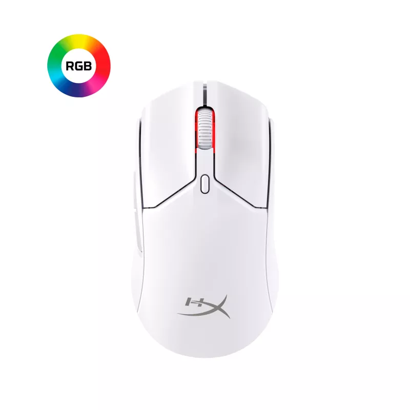 HyperX Pulsefire Haste 2 Mini - Kabellose Gaming-Maus (Weiß)
