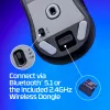 Kabellose Gaming-Maus KINGSTON HyperX Pulsefire Haste 2 Mini — Beidhändig, 26.000 DPI, RF/Bluetooth/USB