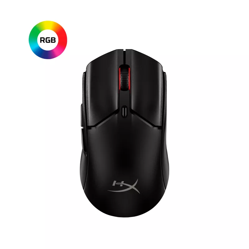 Kabellose Gaming-Maus KINGSTON HyperX Pulsefire Haste 2 Mini — Beidhändig, 26.000 DPI, RF/Bluetooth/USB
