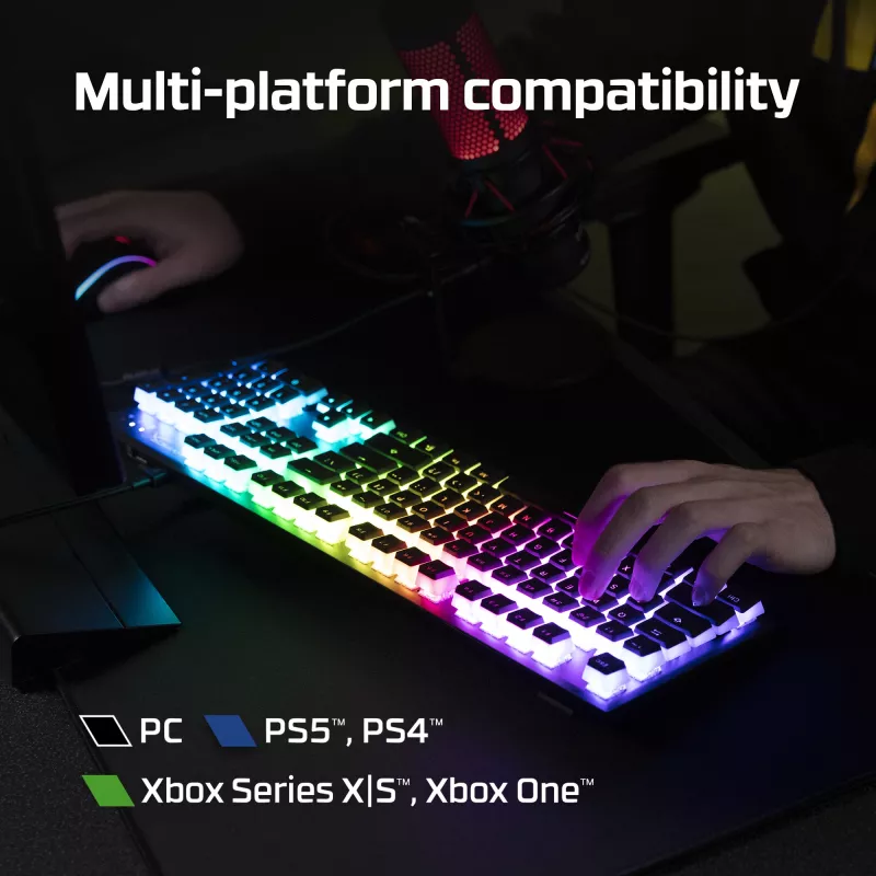 HyperX Alloy Origins Core – Mechanische Gaming-Tastatur – HX Blue (US-Layout)