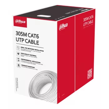 Dahua Technology PFM920I-6UN-C-V2 Netzwerkkabel Weiß 305 m Cat6 U/UTP (UTP)