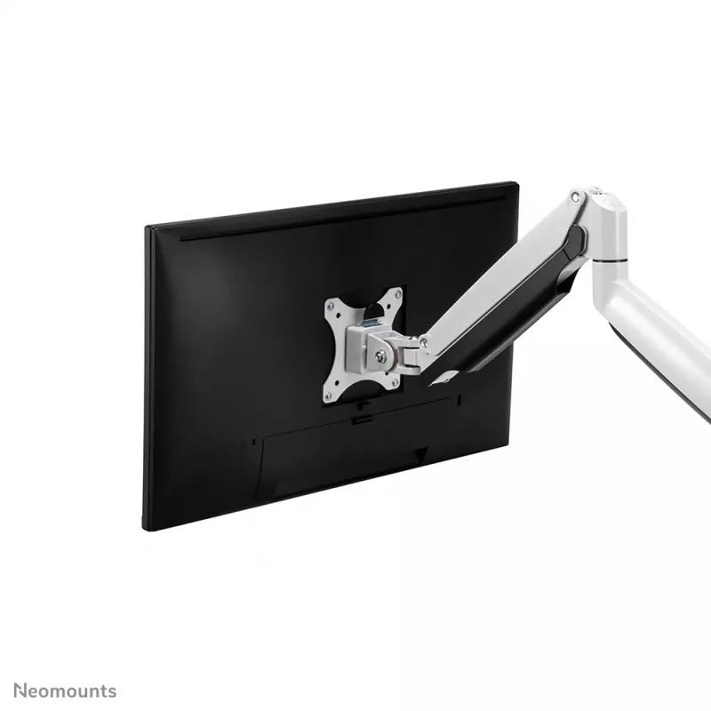Neomounts NM-D750WHITE Monitorhalterung 25,4-81,3 cm (10-32 Zoll) – Gasfeder, Tischklemme/Tischdurchführung, 9 kg, 25.4 cm (10 Zoll), 81.3 cm (32 Zoll), 100 x 100 mm, Weiß