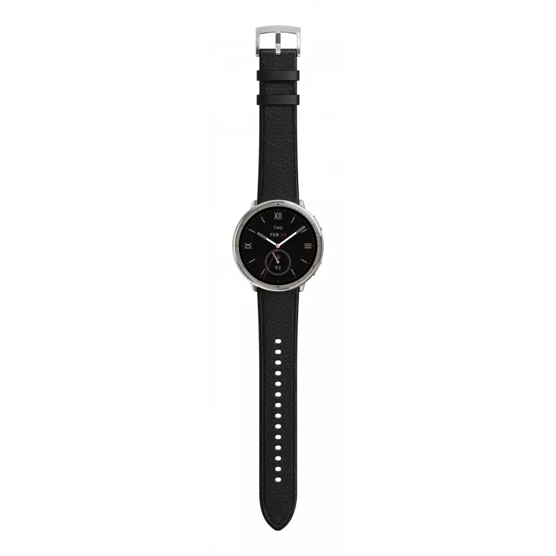 Amazfit W2433EU1N Smartwatch / Sportuhr 3,35 cm (1,32 Zoll) AMOLED Digital 466 x 466 Pixel Touchscreen Silber
