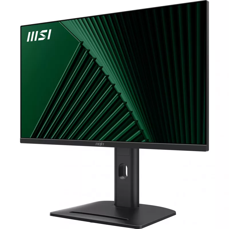 MSI PRO MP275PG 27 Zoll Monitor, FHD (1920 x 1080), 100Hz, IPS, 1ms, 1x HDMI 1.4b, 1x DP 1.2a Ausgang, 1x D-Sub (VGA), integrierte Lautsprecher, entspiegelt, flimmerfrei, reduziertes blaues Licht, TÜV-zertifiziert, VESA, Kensington, 4-fach verstellbarer S
