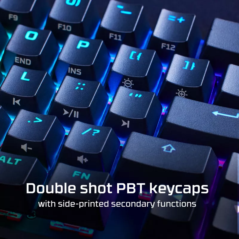 HyperX Alloy Origins 65 – Mechanische Gaming-Tastatur – HX Red (US-Layout)