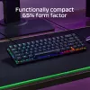 HyperX Alloy Origins 65 – Mechanische Gaming-Tastatur – HX Red (US-Layout)