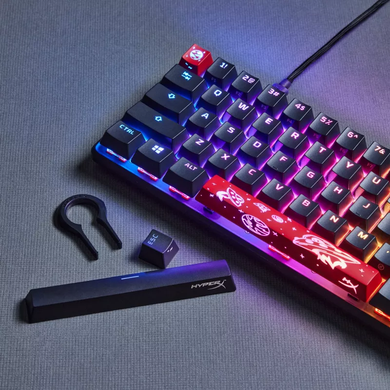 HyperX Alloy Origins 65 – Mechanische Gaming-Tastatur – HX Red (US-Layout)