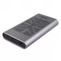 Lindy USB 3.2 Gen 2x2 Dual M.2 NVMe SSD-Gehäuse mit Klonfunktion