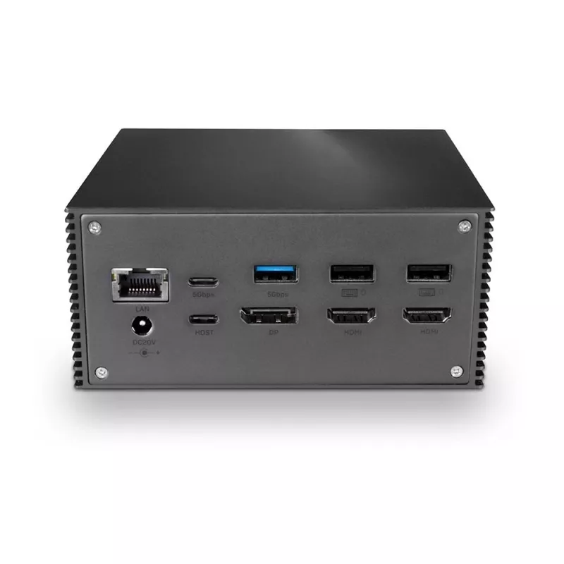 Lindy DST-Pro 101, USB-C Laptop Dockingstation mit 4K-Unterstützung und 100W-Netzteil