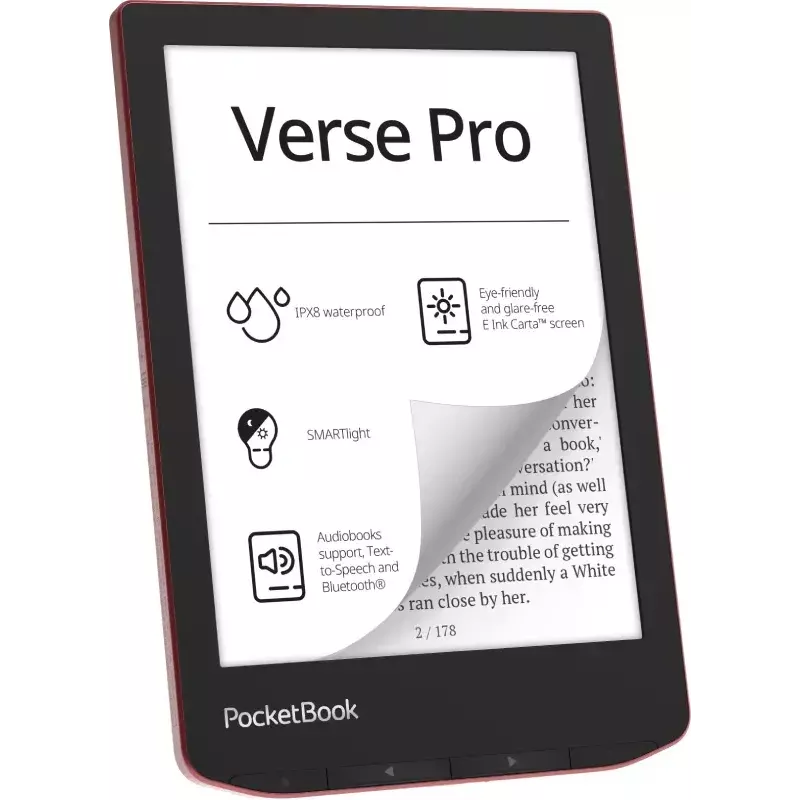 E-Book-Reader PocketBook Verse Pro 16 GB Wi-Fi 6 Zoll E Ink Carta