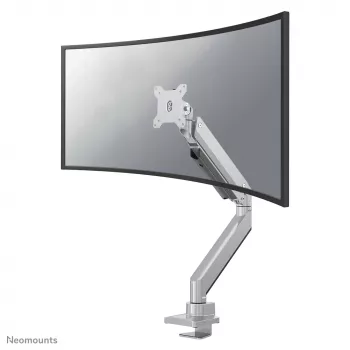 Neomounts NM-D775SILVERPLUS Monitorhalterung 10-49 Zoll - Gasfeder - Tischbefestigung von oben - 180°-Stopp