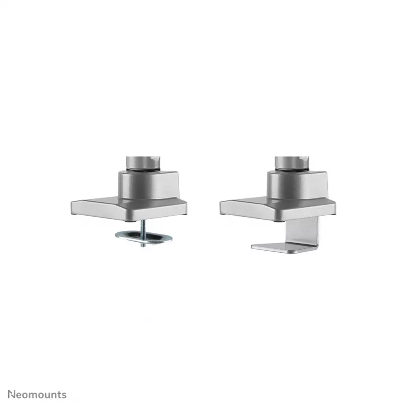 Neomounts NM-D775SILVERPLUS Monitorhalterung 10-49 Zoll - Gasfeder - Tischbefestigung von oben - 180°-Stopp