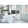 Neomounts NM-D775SILVERPLUS Monitorhalterung 10-49 Zoll - Gasfeder - Tischbefestigung von oben - 180°-Stopp