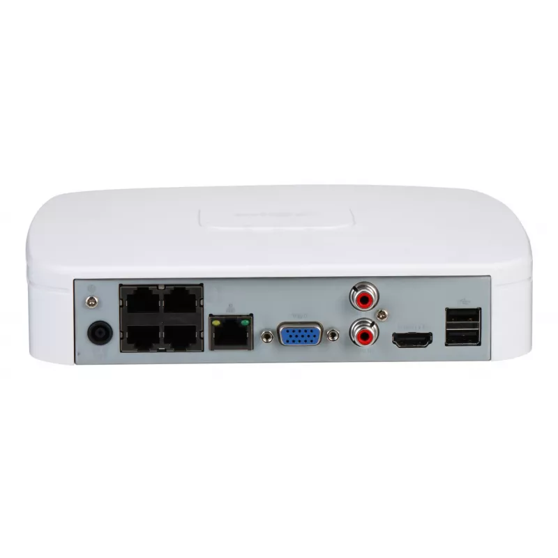 Dahua Technology Lite NVR2104-P-4KS3 Netzwerkvideoaufzeichnungssystem Weiß