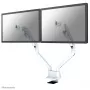 Neomounts FPMA-D750DWHITE2 Monitorarm 10-32 Zoll - Gasfeder - Tischklemme - 180°-Stopp