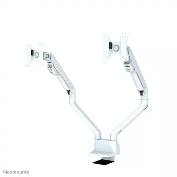 Neomounts FPMA-D750DWHITE2 Monitorarm 10-32 Zoll - Gasfeder - Tischklemme - 180°-Stopp