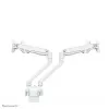 Neomounts FPMA-D750DWHITE2 Monitorarm 10-32 Zoll - Gasfeder - Tischklemme - 180°-Stopp