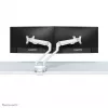 Neomounts FPMA-D750DWHITE2 Monitorarm 10-32 Zoll - Gasfeder - Tischklemme - 180°-Stopp