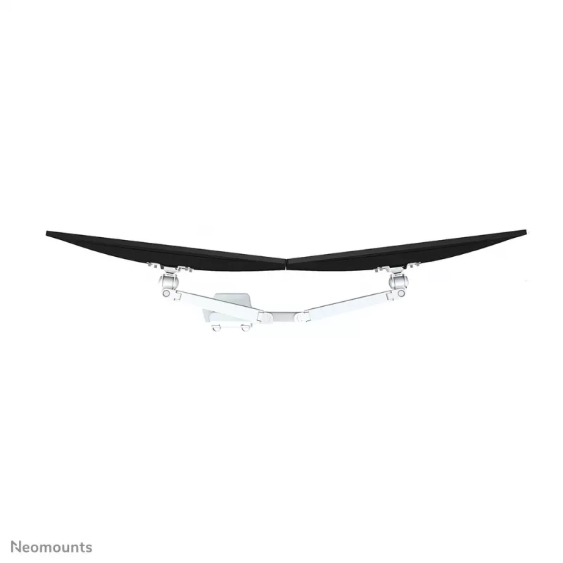 Neomounts FPMA-D750DWHITE2 Monitorarm 10-32 Zoll - Gasfeder - Tischklemme - 180°-Stopp