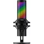 HyperX QuadCast 2 S - USB-Mikrofon (Schwarz), Tischmikrofon, -8 dB, 20 - 20000 Hz, 1 Ω, Kabelgebunden, USB