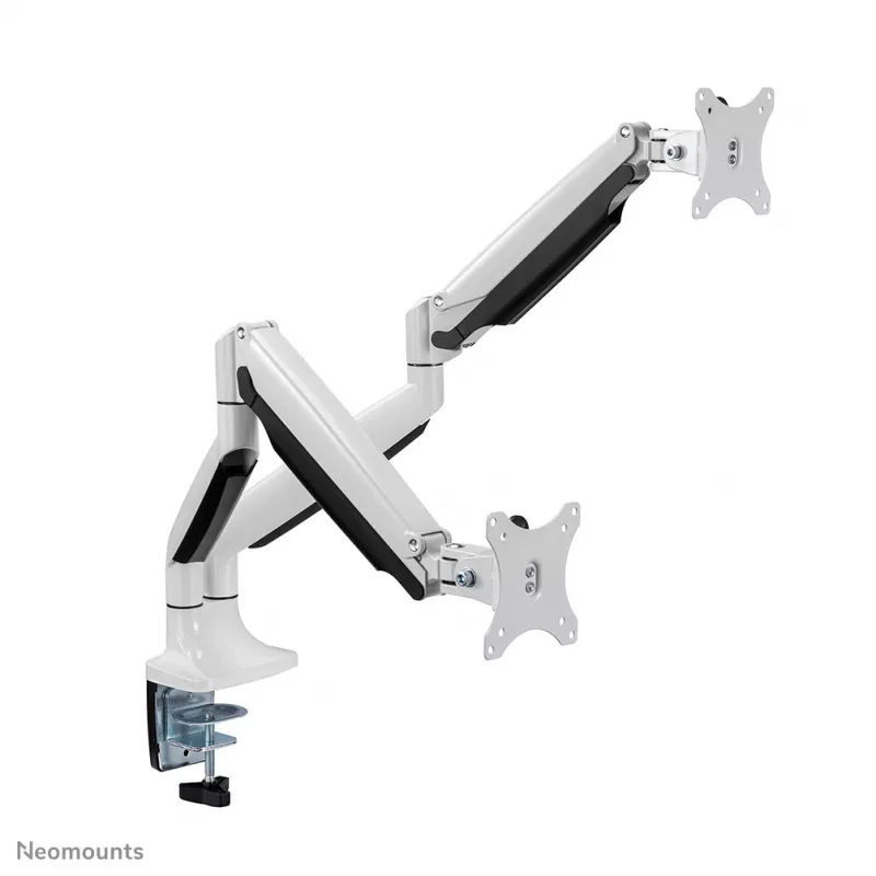 Neomounts NM-D750DWHITE Monitorhalterung 10-32 Zoll - Gasfeder, Tischklemme/Tischdurchführung, 9 kg, 25,4 cm (10 Zoll), 81,3 cm (32 Zoll), 100 x 100 mm, Weiß