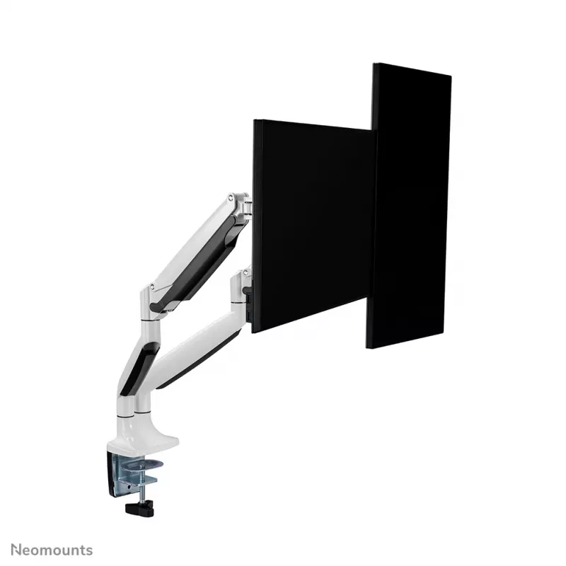Neomounts NM-D750DWHITE Monitorhalterung 10-32 Zoll - Gasfeder, Tischklemme/Tischdurchführung, 9 kg, 25,4 cm (10 Zoll), 81,3 cm (32 Zoll), 100 x 100 mm, Weiß