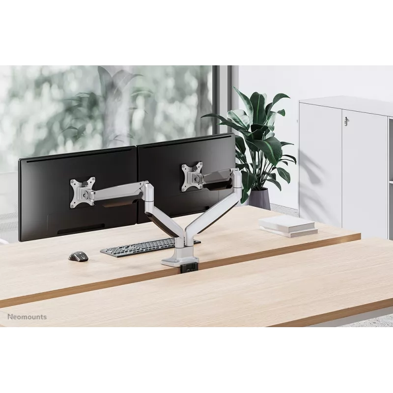 Neomounts NM-D750DSILVER Monitorhalterung 10-32 Zoll - Gasdruckfeder