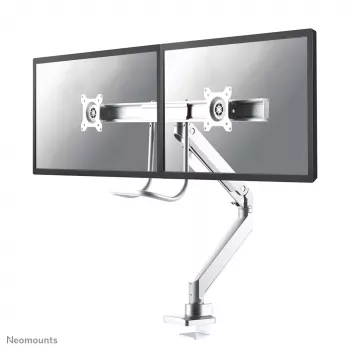 Neomounts NM-D775DXWHITE Monitorarm 25,4-81,3 cm (10-32 Zoll) - Gasdruckfeder - Topfix - 180°-Stopp