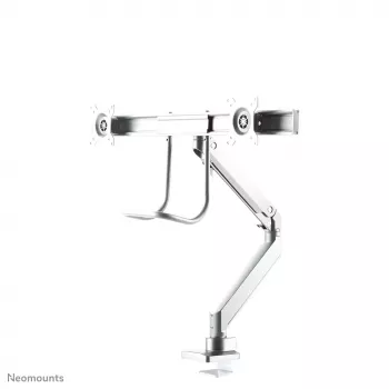 Neomounts NM-D775DXWHITE Monitorarm 25,4-81,3 cm (10-32 Zoll) - Gasdruckfeder - Topfix - 180°-Stopp
