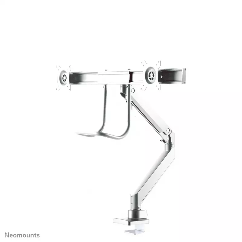 Neomounts NM-D775DXWHITE Monitorarm 25,4-81,3 cm (10-32 Zoll) - Gasdruckfeder - Topfix - 180°-Stopp
