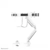 Neomounts NM-D775DXWHITE Monitorarm 25,4-81,3 cm (10-32 Zoll) - Gasdruckfeder - Topfix - 180°-Stopp