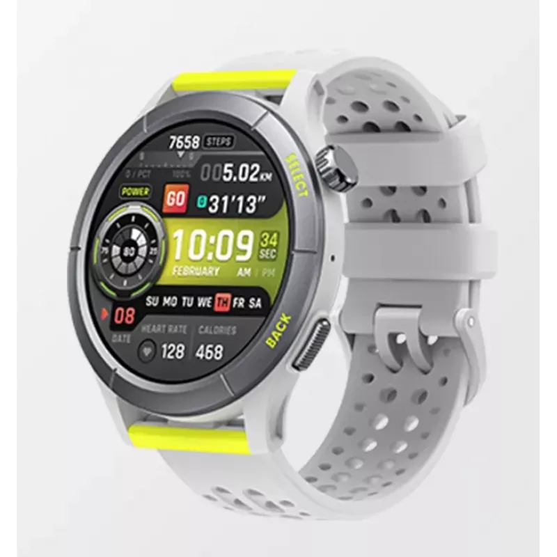 Amazfit Cheetah 3,53 cm (1,39 Zoll) AMOLED 46,7 mm Digital 454 x 454 Pixel Touchscreen Grau GPS (Satellit)