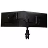 R-Go Tools Monitorhalterung R-Go Caparo Dual, für zwei Monitore, höhenverstellbar mit Gasfeder, 3-9 kg Tragkraft, 100% kreislauffähig, schwarz