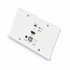 Lindy 150m Cat.6 HDMI 4K60 & Type C HDBaseT EU Wandplatte KVM-Extender, Sender