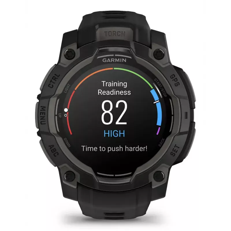 Smartwatch Garmin Instinct 3 AMOLED Schwarz
