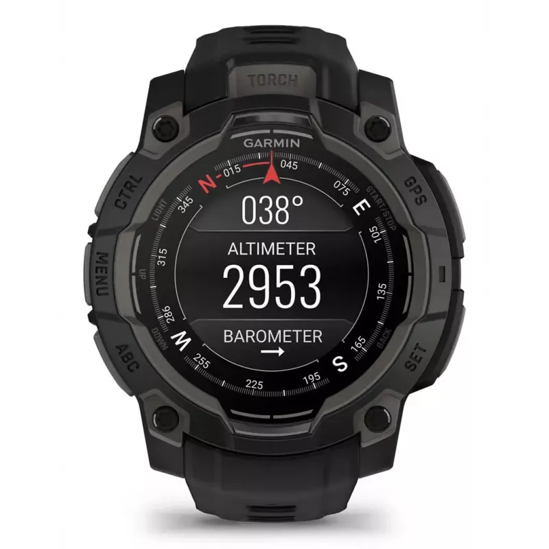 Smartwatch Garmin Instinct 3 AMOLED Schwarz