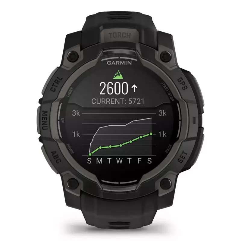 Smartwatch Garmin Instinct 3 AMOLED Schwarz