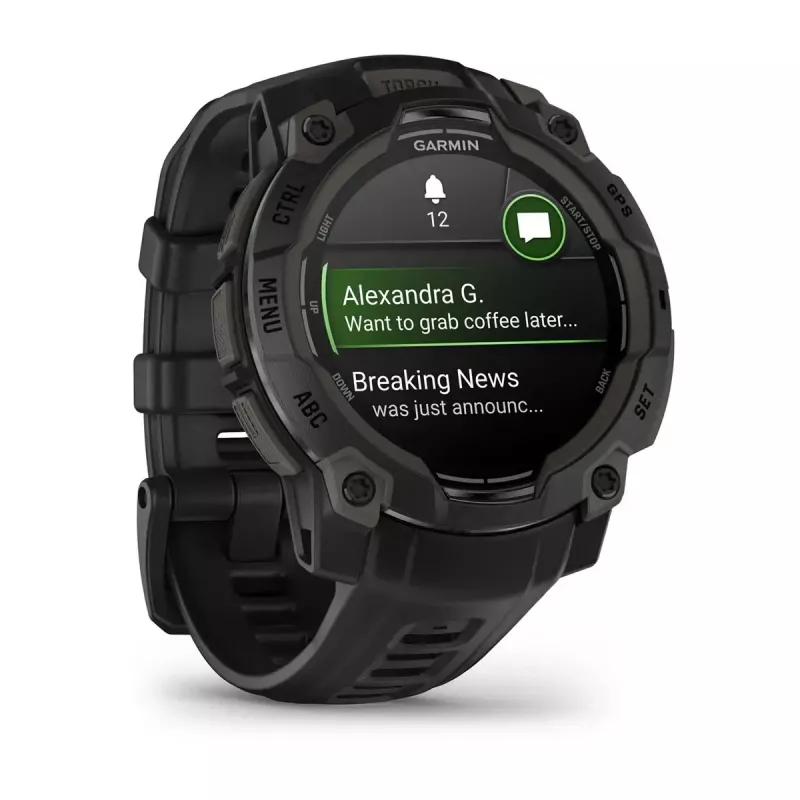 Smartwatch Garmin Instinct 3 AMOLED Schwarz
