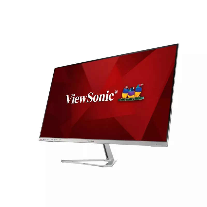Viewsonic VX3276-4K-MHD-2 Computer Monitor 81,3 cm (32 Zoll) 3840 x 2160 Pixel 4K Ultra HD LCD Schwarz, Silber
