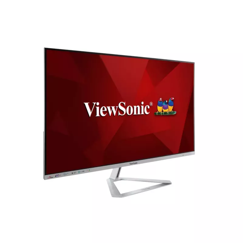 Viewsonic VX3276-4K-MHD-2 Computer Monitor 81,3 cm (32 Zoll) 3840 x 2160 Pixel 4K Ultra HD LCD Schwarz, Silber